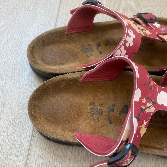 Birkenstock ALPRO Red Floral Sandals - Picture 3 of 8